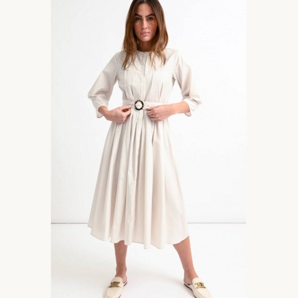 'S Max Mara Women's Sonni Pleated Midi Dress - 8
